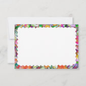 geschossenes Grenzpapier Mitteilungskarte (Rückseite)