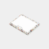 geschossenes Grenzpapier Post-it Klebezettel (angewinkelt)