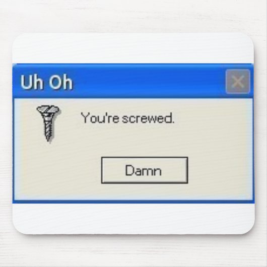 geschraubt mousepad (Vorne)