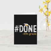 Geschrieben 8. Klasse Abschluss Geschenke 8. Klass Karte (Gelbe Blume)