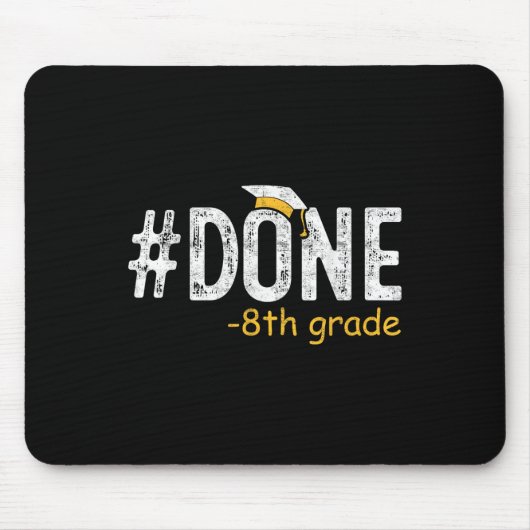 Geschrieben 8. Klasse Abschluss Geschenke 8. Klass Mousepad (Vorne)
