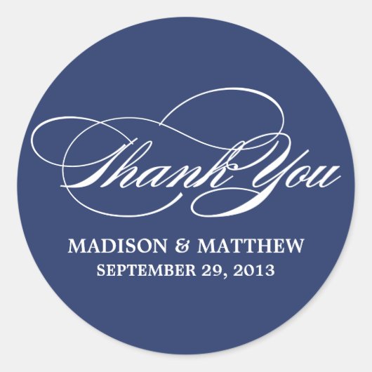 GESCHRIEBEN | DANKE, DASS SIE DAS ETIKETT BEFÜRCHT RUNDER AUFKLEBER (Vorderseite)