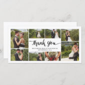 Geschrieben | Hochzeitsdanken - Fotokarte Dankeskarte (Vorne/Hinten)
