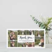 Geschrieben | Hochzeitsdanken - Fotokarte Dankeskarte (Stehend Vorderseite)