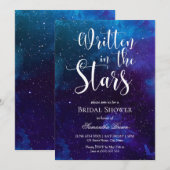 Geschrieben im Brautparty der Sterne Einladung (Vorne/Hinten)