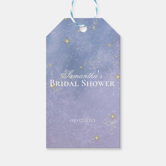 Geschrieben im Brautparty der Sterne Geschenkanhänger (Vorderseite)