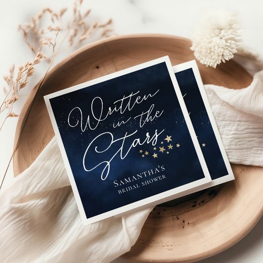 Geschrieben im Brautparty der Sterne Serviette
