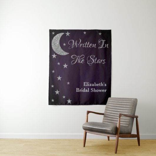 Geschrieben im Brautparty der Sterne Wandteppich (Beispiel)