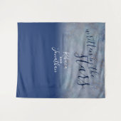 Geschrieben im Hintergrund der Hochzeitsfeier der Wandteppich (Vorderseite (Horizontal))