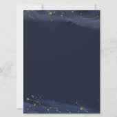 Geschrieben in den Sternen Hochzeitseinladung Einladung (Rückseite)