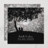 Geschrieben in den Sternen Hochzeitseinladung Einladung (Vorne/Hinten)