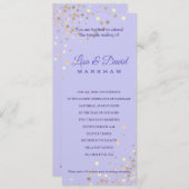 Geschrieben in den Sternen Hochzeitsempfang Einlad Einladung (Vorne/Hinten)