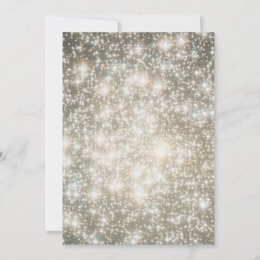 Geschrieben in den Sternen "Movie Poster" Hochzeit Einladung (Rückseite)