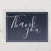 Geschrieben in den Sternen Starry Night Danke Kart (Vorne/Hinten)