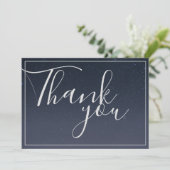 Geschrieben in den Sternen Starry Night Danke Kart (Stehend Vorderseite)