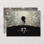 Geschrieben in den Sternen - Tischnummer Card (Vorne/Hinten)