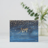 Geschrieben in den Sternen UAWG mit MEALS Ankündigungspostkarte (Stehend Vorderseite)