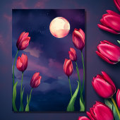 Geschrieben in den Sternen Vollmond und Tulips Hoc Save The Date