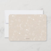 Geschrieben in der Buchanforderung für das Sternen Einladung (Rückseite)