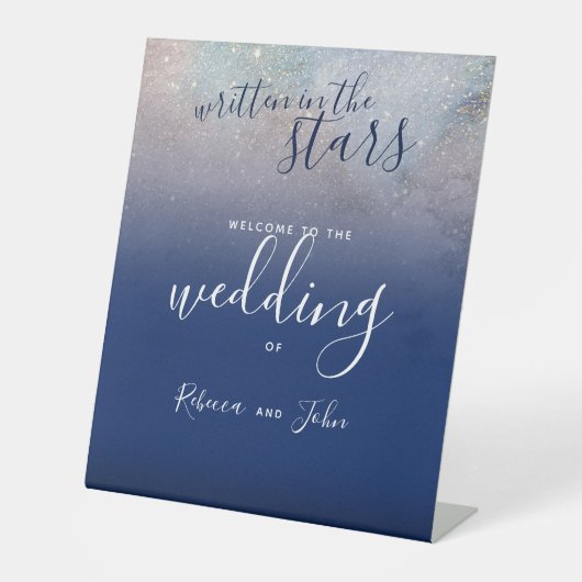 Geschrieben in der Hochzeit der Sternenflotte Sockelschild (Vorderseite)