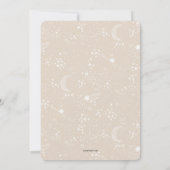 Geschrieben in der Stars Baby Shower Navy Einladung (Rückseite)