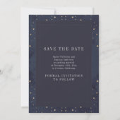Geschrieben in der Stars Celestial Moody Wedding Save The Date (Rückseite)