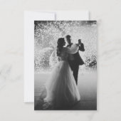 Geschrieben in der Sternenhochzeit Dankeskarte (Rückseite)