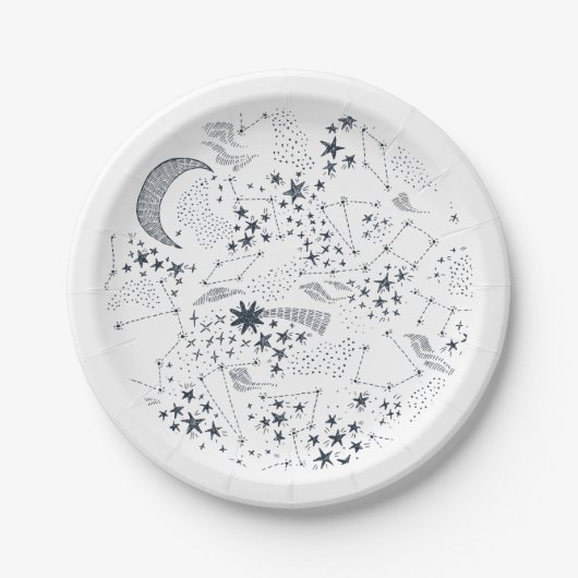 Geschrieben in der Sternenkonstellation Pappteller (Vorderseite)