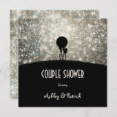 Geschrieben in die Stern-Paar-Dusche Einladung (Vorne/Hinten)