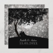 Geschrieben in die Sterne, die Einladung Wedding (Vorne/Hinten)