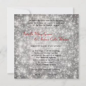 Geschrieben in die Sterne, die Einladung Wedding (Rückseite)