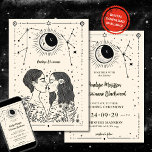 Geschrieben in Stars Lesbian Hochzeit Einladung<br><div class="desc">"Geschrieben in Sternen" Lesben Tarot Hochzeit Einladung. Mit zwei Frauen in der Liebe spiegelt dieses Design die Tarot-Karte "The Lovers" wider. Ideal für lesbische Hochzeiten und Tarot-Fans gleichermaßen. Auch perfekt für ein himmlisches Hochzeitsthema, für eine Liebe in den Sternen geschrieben. Mit sanften, mit Lieben gefüllten ästhetischen und Sternkonstellationen, die die...</div>