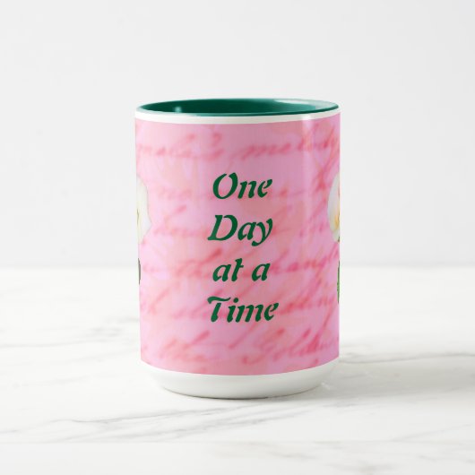 Geschrieben mit der Tasse der Rose ODAT (Zentrum)