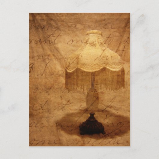 Geschrieben mit Liebe Postkarte (Vorderseite)