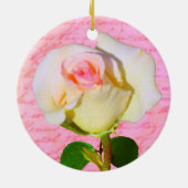 Geschrieben mit Rose ODAT Keramikornament (Hinten)