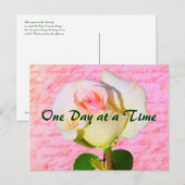 Geschrieben mit Rose ODAT Postkarte (Vorne/Hinten)