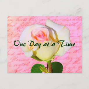 Geschrieben mit Rose ODAT Postkarte