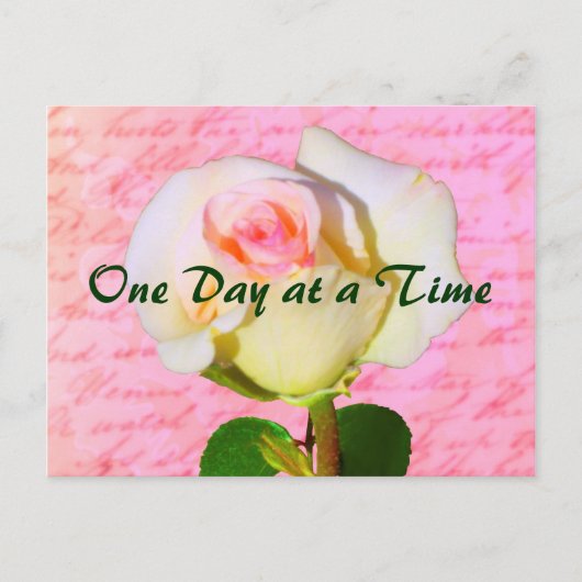 Geschrieben mit Rose ODAT Postkarte (Vorderseite)