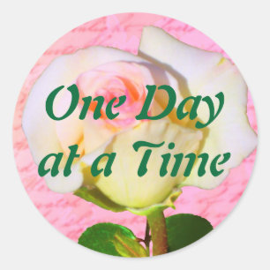 Geschrieben mit Rose ODAT Runder Aufkleber