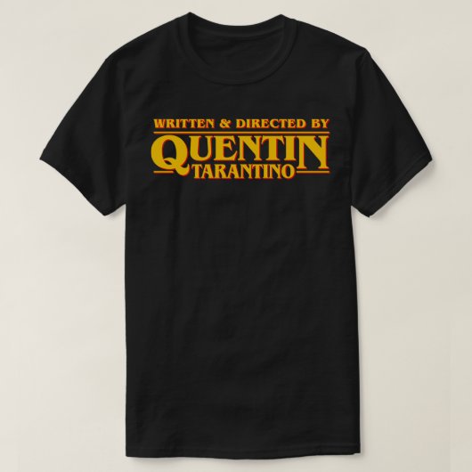 Geschrieben und geleitet von Quentin TarantinoTShi T-Shirt (Design vorne)