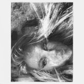 Geschrieben vom Wind Fleecedecke (Vorderseite)