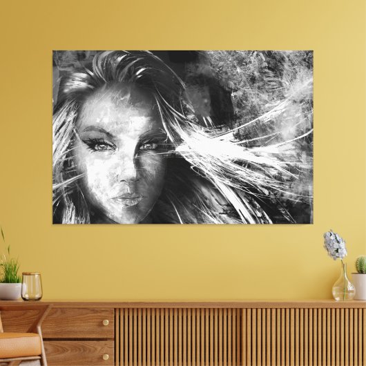 Geschrieben vom Wind Leinwanddruck (Insitu (Wohnzimmer))