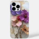 Geschriebene Blume Botanische Druckart Case-Mate iPhone Hülle (Rückseite)