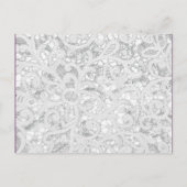 Geschriebene Pferdeschuhe auf Holzspitzen Hinweiskarte (Rückseite)