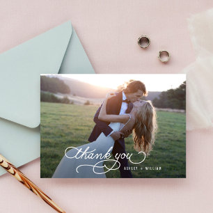 Geschriebener Dank für Hochzeit danke Ihnen Foto-K