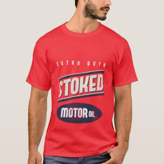 Geschürtes Bewegungsöl-Imitat-Vintages T-Shirt