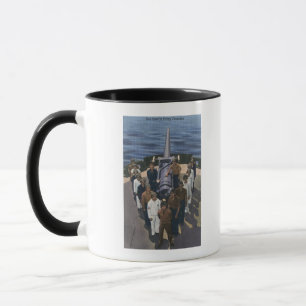 Geschützmannschaft in Siegesformation - US Navy Tasse