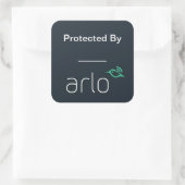 Geschützt durch Arlo Decal / Aufkleber (Tasche)