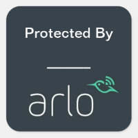 Geschützt durch Arlo Decal / Aufkleber