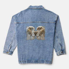 "Geschützt durch die Engel" Denim Jacket Jeansjacke